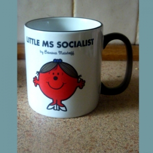Little Ms Socialist - black trim